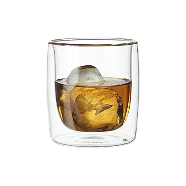 ZWILLING J.A. Henckels Double-Wall Tumbler Glass Set, 9 fl. oz, White