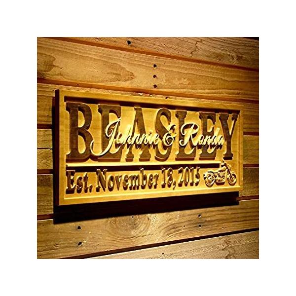 wpa0370&amp;#xA0;MotorcycleMtgt@~mŏŃp[\iCYOtEFfBOMtgؐEngraved Wooden Sign