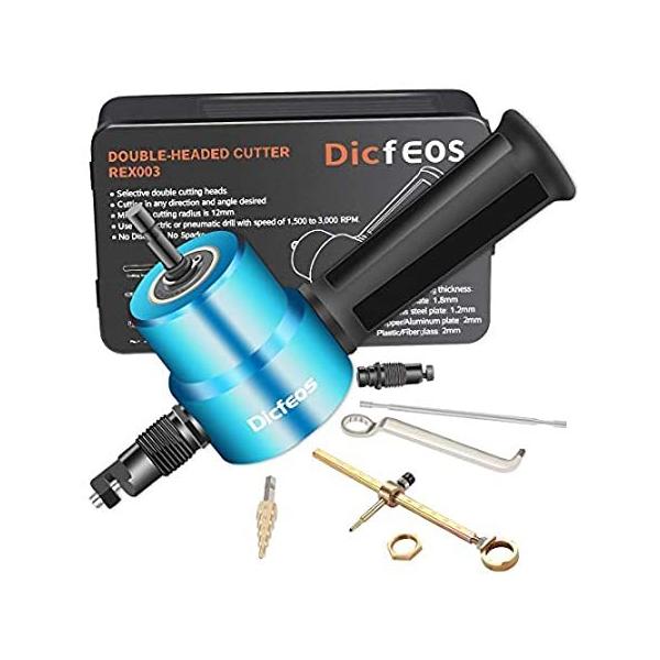 LTMS 021104 Double Head Ultimate Multipurpose Nibbler Drill Handheld Power