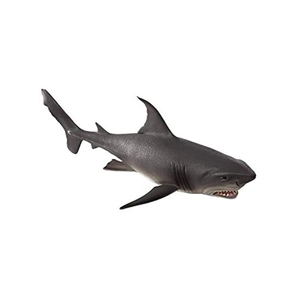 MOJO Large Great White Shark Realistic International Wildlife Toy Replica H sAi
