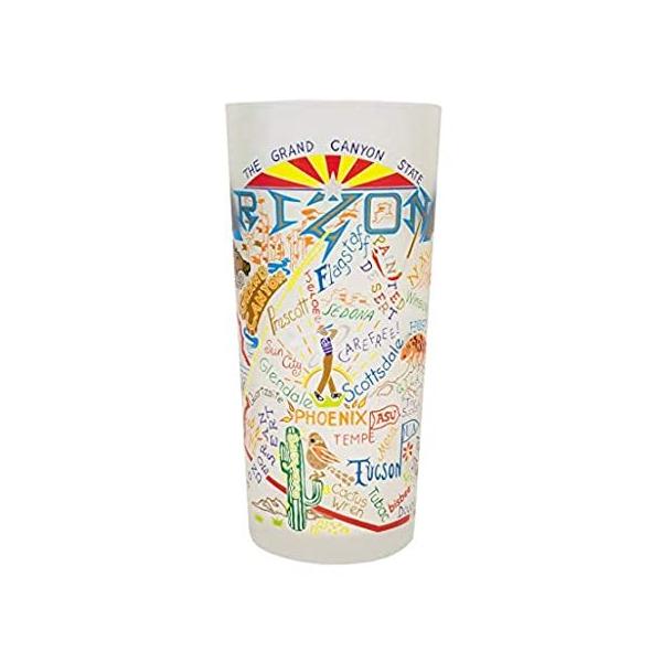 catstudio Arizona Drinking Glass | Geography Inspired Artwork Printed on a