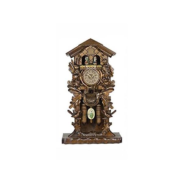 Trenkle Quartz Cuckoo Clock with Music, Turning Dancers TU 386 QMT HZZG