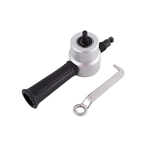 Double Head Sheet Metal Nibbler Cutter 360 Degree Adjustable Power Drill Ni