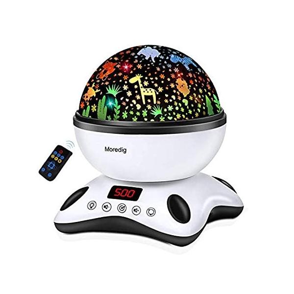 ���yNight Light with 12�\�t�g�̋ȁAStar and Moon 360�x��]�}���`�J���[�����vwith 1500&amp;#xA0;mAh�[�d�����`�E