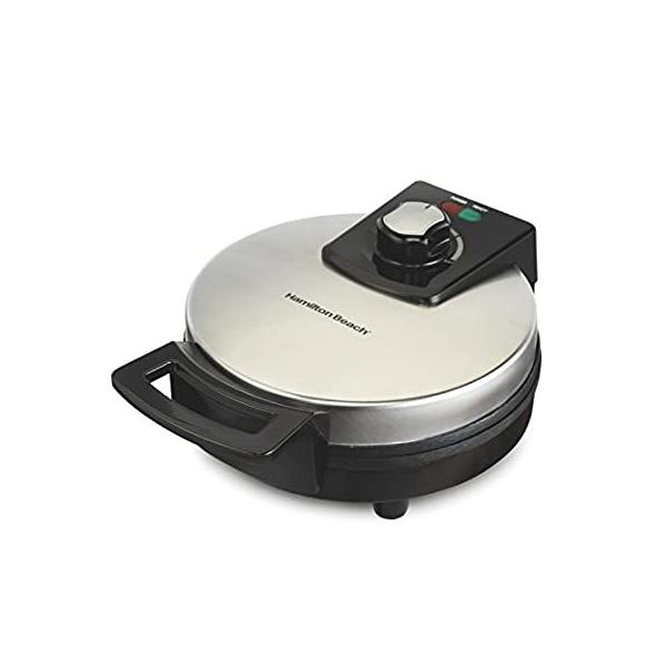 Hamilton Beach Belgian Waffle Maker with Adjustable Browning Control, Black