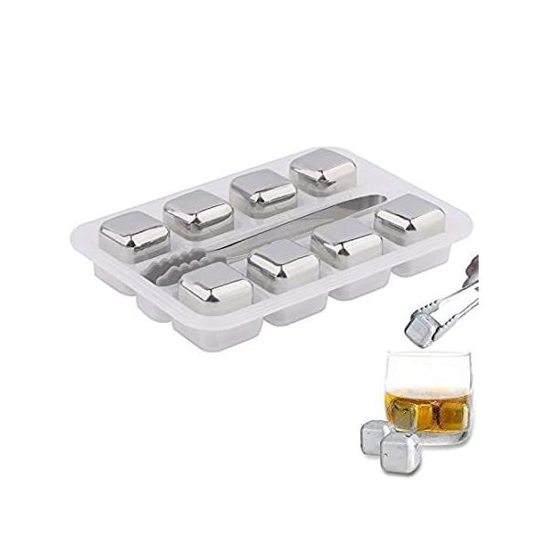 DERNORD Exclusive Stainless Steel Whiskey Stones - High Cooling technology