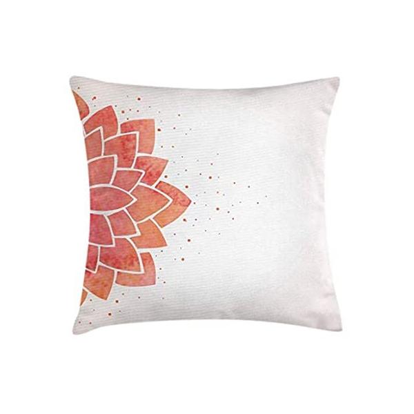 Lotus FlowerX[NbVJo[by AmbesonneAAquarelleX^CLily Ayurvedaґze[}with