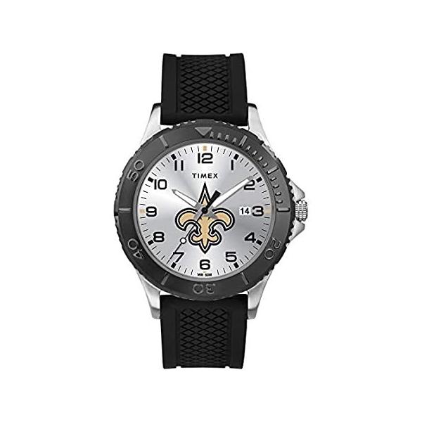 �r���v Timex Men's TWZFSAIMD NFL Gamer New Orleans Saints Watch