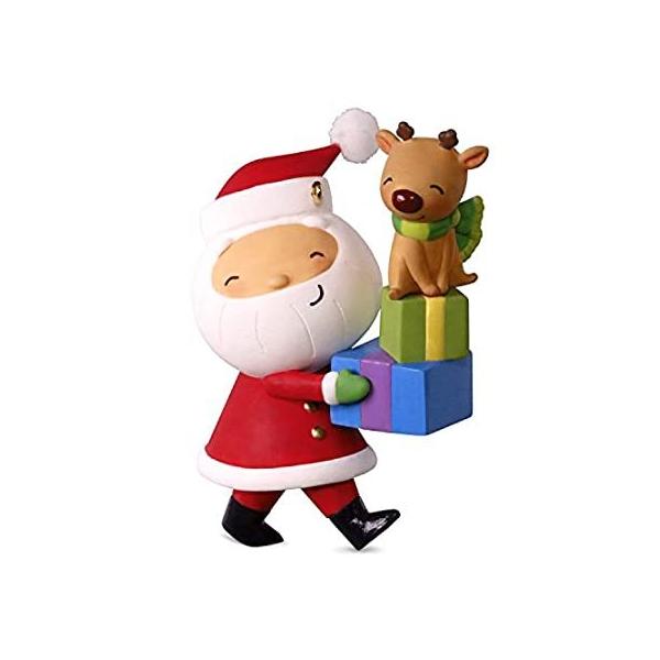 Hallmark Keepsake Christmas Ornament 2018 Year Dated Santa Kringle and Kris
