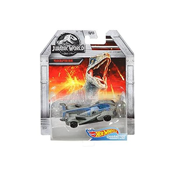 Hot Wheels Jurassic World Velociraptor Blue Vehicle ���s�A���i