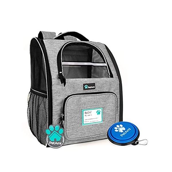 PetAmi Deluxe Pet Carrier Backpack for Small Cats and Dogs, Puppies | Venti sAi