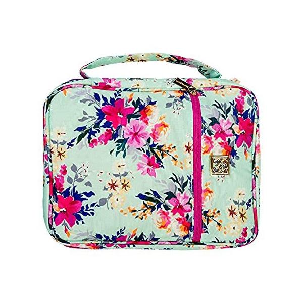 Mary Square Lexington Floral Pattern 8 x 10.5 Inch Polyester Zippered Bible