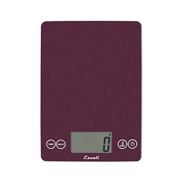 Escali Arti Glass Kitchen Scale 15 lb 7 kg Capacity 005 oz 1 g Increment Premium Digital Scale for Baking Cooking and Food  Easy to Clean Surface  Lif
