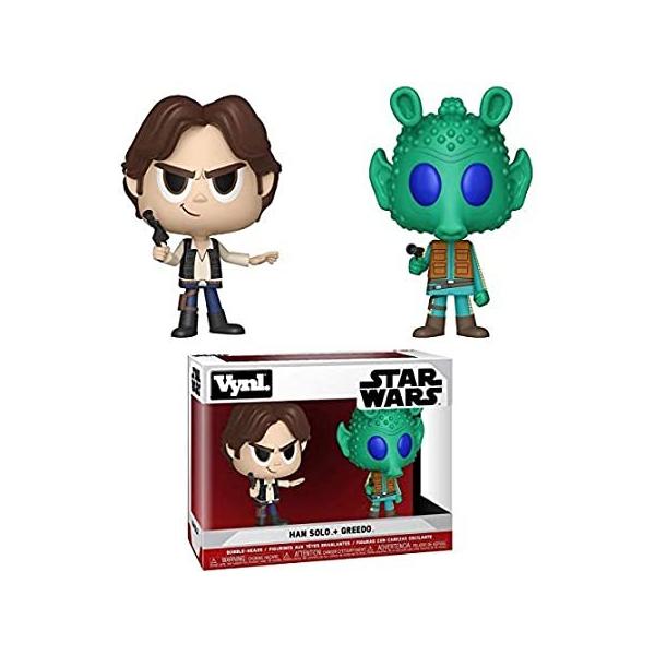 Funko - Figurine Star Wars - 2-Pack Han Solo &amp; Greedo Vynl 10cm - 088969830 ���s�A���i
