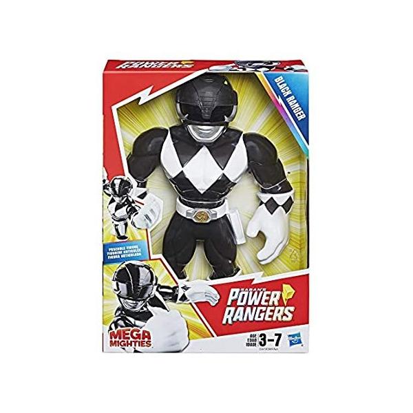 Hasbro - Playskool - Power Rangers Pint Size Hero Mega Mighties BlackRanger ���s�A���i