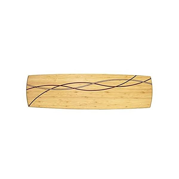 Totally Bamboo Del Mar ��^�V�����L���g���{�[�h�ƃ`�[�Y�v���[�g �| 30�C���` x 8.5�C���` ���s�A���i
