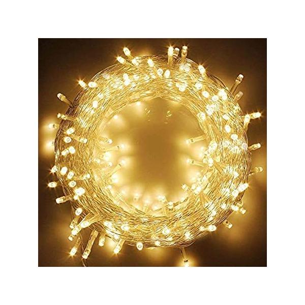 Twinkle Star 66FT 200 LED Indoor String Lights Warm White, Plug in String L