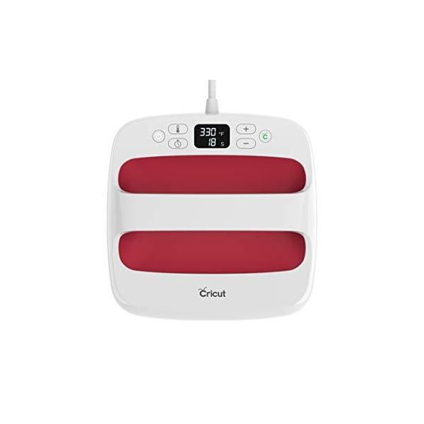 Cricut 2005432 Easy Press 2 - Heat Press Machine For T Shirts and HTV Vinyl Projects, Raspberry, 9" x 9"