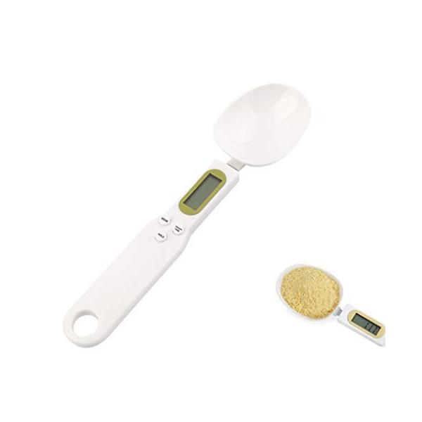 Meichoon Food Scale Spoon, Digital Kitchen Scale High Precision Small Scale with Tare Function Weighing and Measuring Dry Liquid Ingredient Milk Tea F