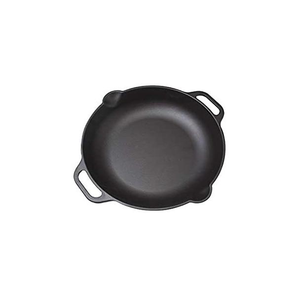 Victoria Cast Iron Paella Frying Pan Seasoned with 100% Kosher Certified No