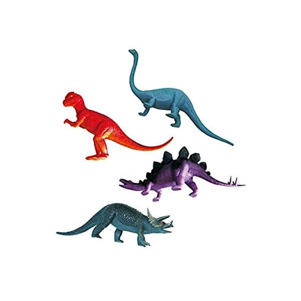 Mozlly リアルな恐竜アクションフィギュア 12インチ 恐竜詰め合わせ 大型ビニール ジュラ紀ステゴサウルス トリケラトプス ブラキオサウルス T 並行輸入品