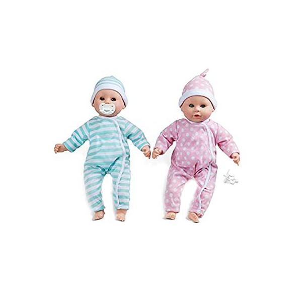 Melissa &amp; Doug Mine to Love Twins Luke &amp; Lucy 15h Light Skin-Tone Boy and G