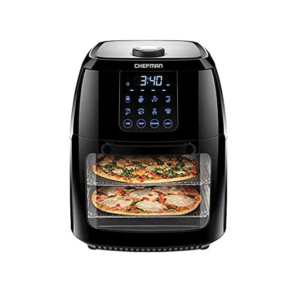 Chefman 6.3 Quart Digital Air Fryer+ Rotisserie, Dehydrator, Convection Ove sAi