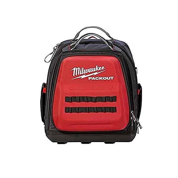 MILWAUKEE'S Tool Backpack,Red/Black,48 Total Pockets (48228301)