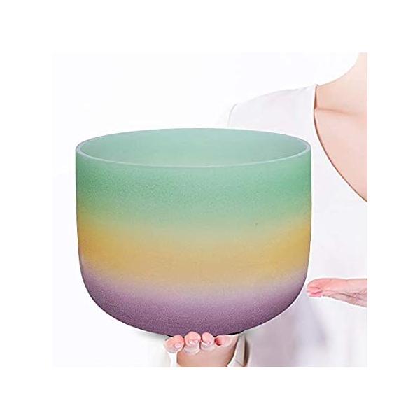 ENERGYSOUND 432Hz Perfect Pitch F Note Heart Chakra Rainbow Colored Frosted