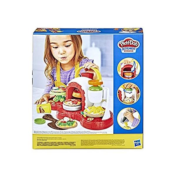 �v���C �h�[ Play-Doh Stamp 'n Top Pizza Oven Toy with 5 Non-Toxic Play-Doh Color ���s�A���i