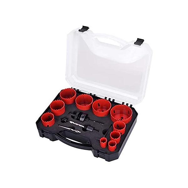 Bi-Metal Hole Saw Kit, SUNGATOR 18-Piece General Purpose 3/4" to 2-1/2" Set