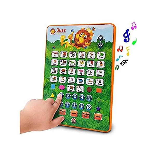 Just Smarty ABC Tablet Interactive Educational Toy for 3 Year Olds and Up |