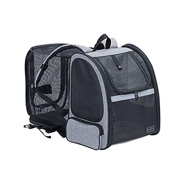 Petsfit Cat Backpack Carrier,Expandable Dog Backpacks Carriers with Great V sAi