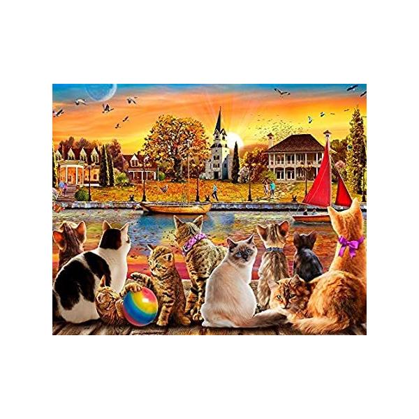 Dockside Cats Jigsaw Puzzle 1000 Piece