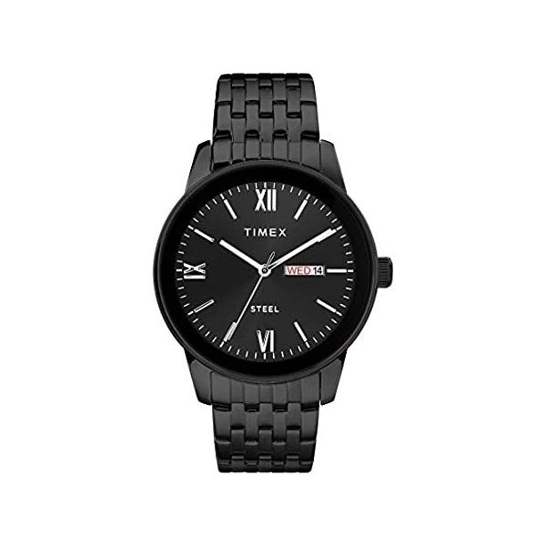 rv Timex Men's Dress Analog 41mm Stainless Steel Bracelet Watch sAi
