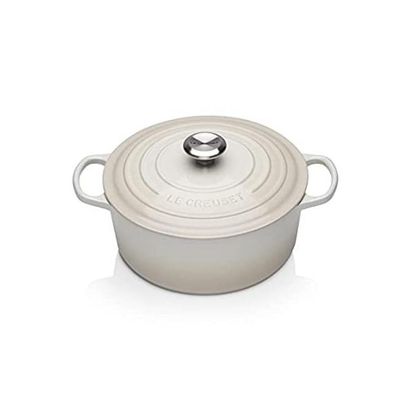 Le Creuset Enameled Cast Iron Signature Round Dutch Oven, 5.5 qt., Meringue