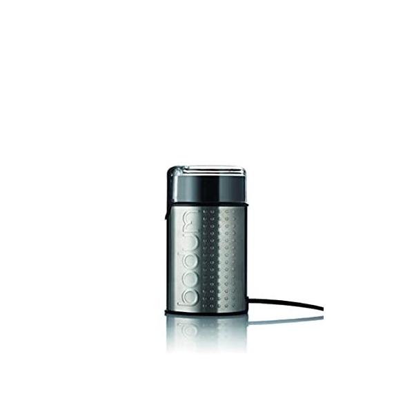 Bodum Bistro Electric Coffee Grinder, Matte Chrome