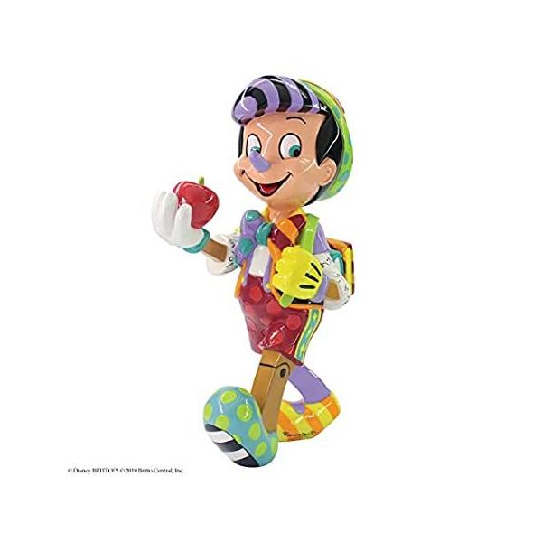 Enesco Disney by Britto Pinocchio 80th Anniversary Figurine, 8.11 Inch, Mul sAi