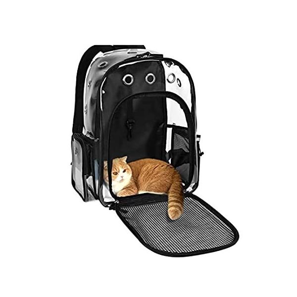 Pet Cat Dog Backpack Carrier Travel Hiking Mesh Front Dog Backpack Carrier  sAi