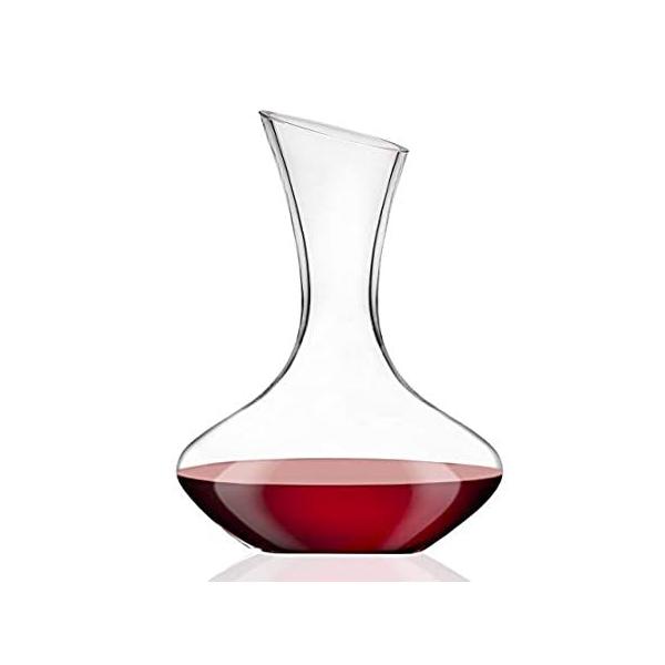 Godinger Wine Decanter Carafe, Hand Blown Wine Decanter Aerator - Wine Gift