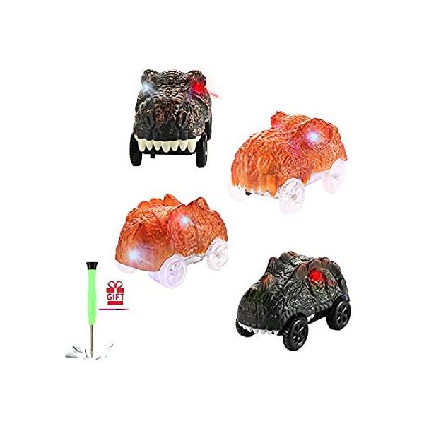 Tracks Cars only Replacement, Race Cars for Magic Tracks Glow in the Dark,  ���s�A���i