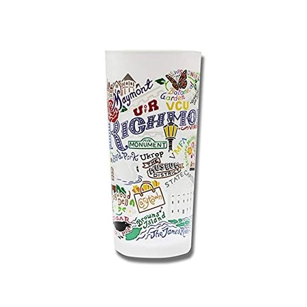 catstudio Richmond Drinking Glass | Geography Inspired Artwork Printed on a