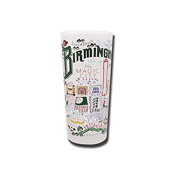 catstudio Birmingham Drinking Glass | Geography Inspired Artwork Printed on