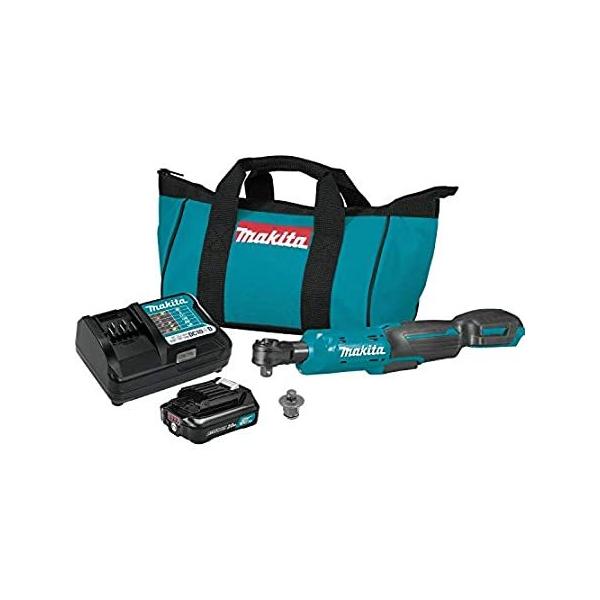 Makita RW01R1 12V max CXT Lithium-Ion Cordless 3/8" / 1/4" Sq. Drive Ratche