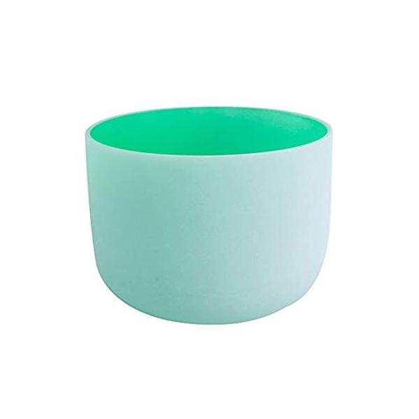 ENERGYSOUND 432Hz Perfect Pitch F Note Heart Chakra Green Colored Frosted Q