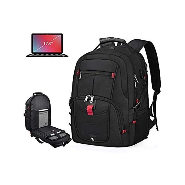 �����b�N Laptop Backpack 17 Inch Waterproof Extra Large TSA Travel Backpack Anti The