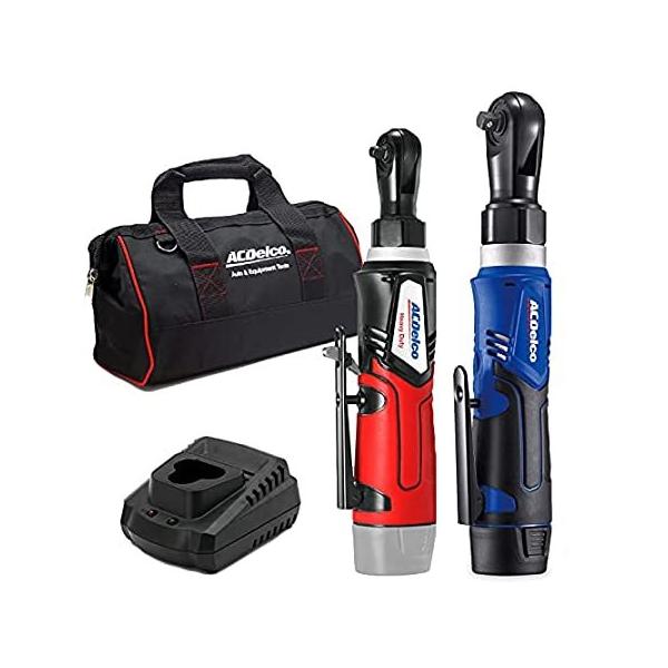 ACDelco ARW1209-K9 G12 Series 12V Li-ion Cordless &amp;#xBC;? &amp; 3/8? Rachet Wrench C