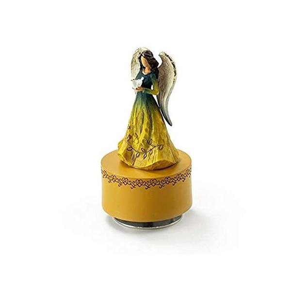 Willow Tree Figurines Collection &amp;#x2013; Custom 18 Note Sculpted Musical Angel Ho