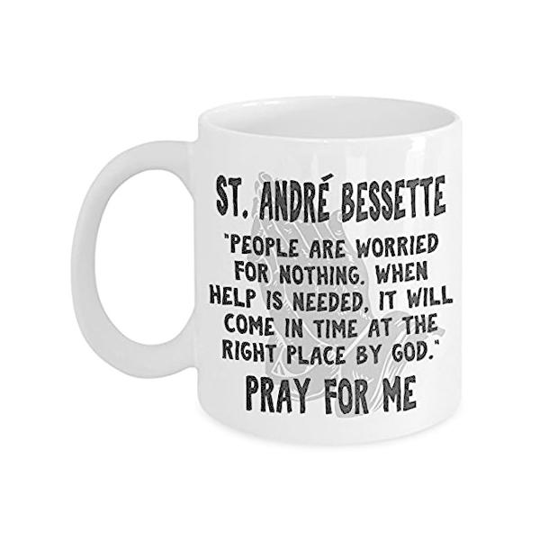St. Andr&amp;#xE9; Bessette Gift Coffee Mug Inspirational Saint of the Day Feast Rel ���s�A���i