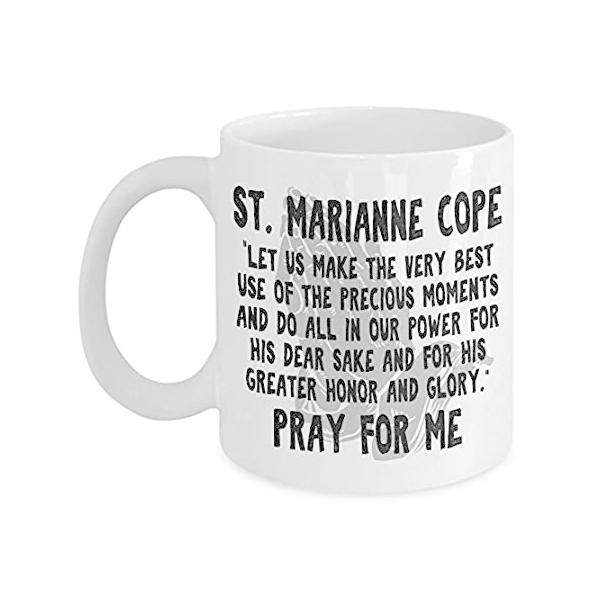 St. Marianne Cope Gift Coffee Mug Inspirational Saint of the Day Feast Reli ���s�A���i